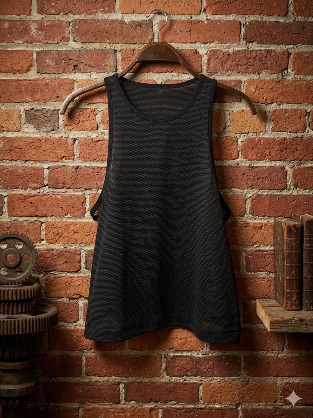 lululemon athletica Black Sleeveless Mesh Tank Small